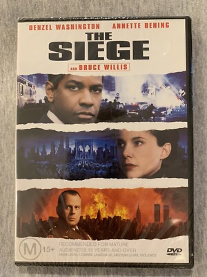 The Siege DVD 1999 Action Thriller Denzel Washington Bruce Willis R4 New Sealed
