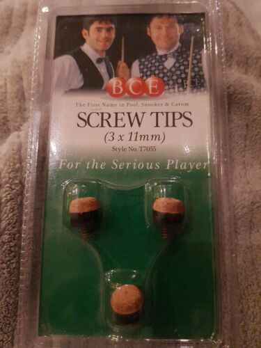 snooker screw tips