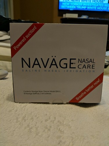 Navage Nose Cleaner and 18 Salt PodsBRAND NEW SHIPS TODAY***FREE SHIPPING***