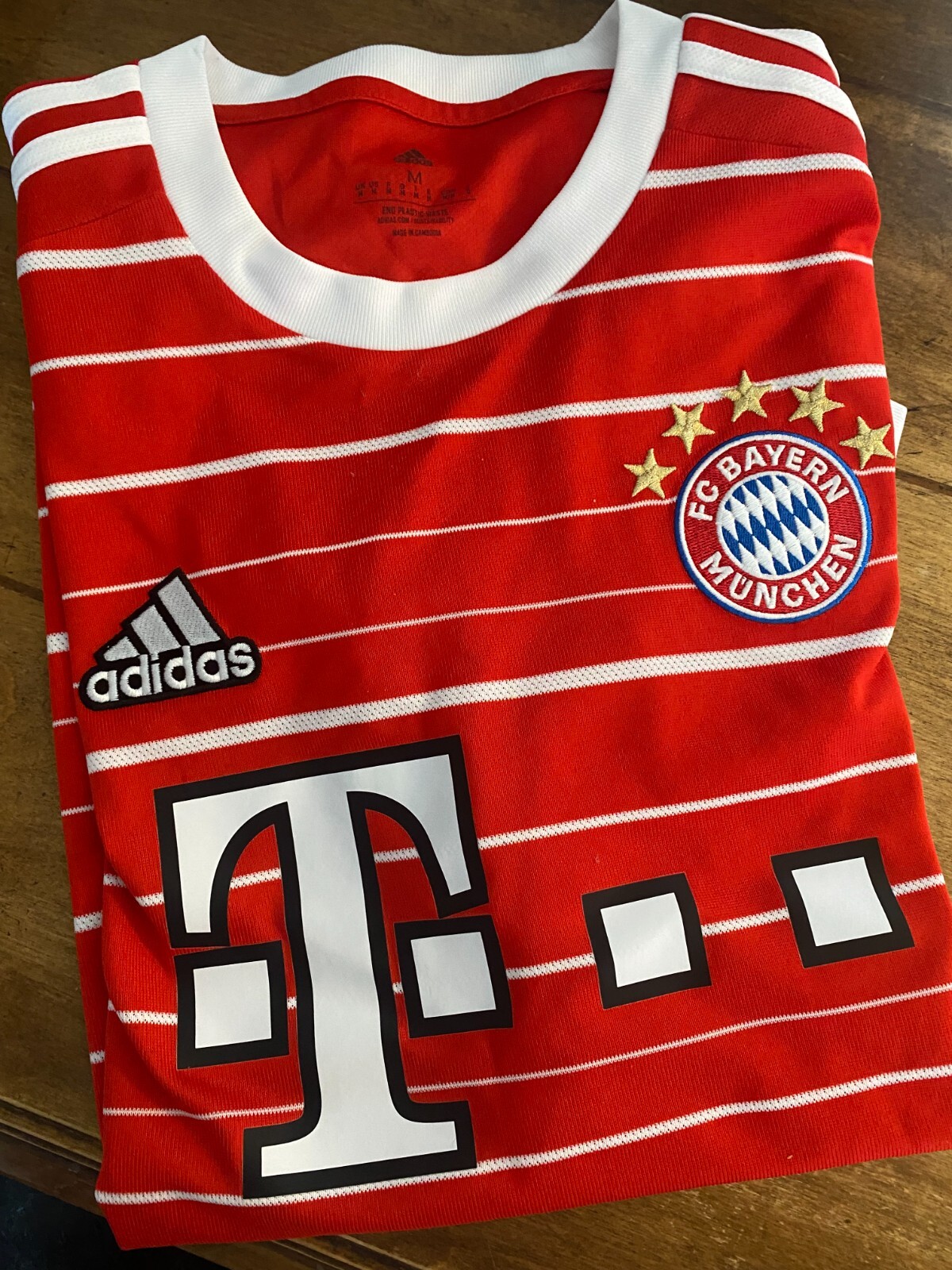 adidas 国内正規品　FC Bayern München 23-24ホーム Size M - adidas FC Bayern 23/24 Home Jersey - White IJ7442