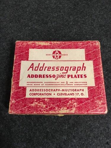 ADDRESSOGRAPH-