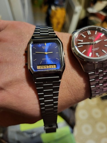 CASIO Watch Retro Vintage Series Digital ( AQ-230GG-2A ) | eBay