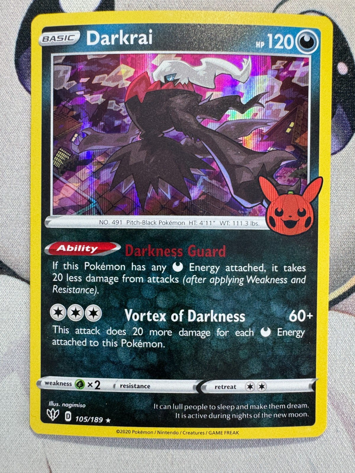 Darkrai Holo English Pokemon TCG BKAZ988 | eBay