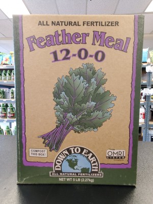Down to Earth Feather Meal 5 lb (12-0-0) 