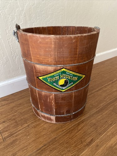 white mountain ice cream bucket