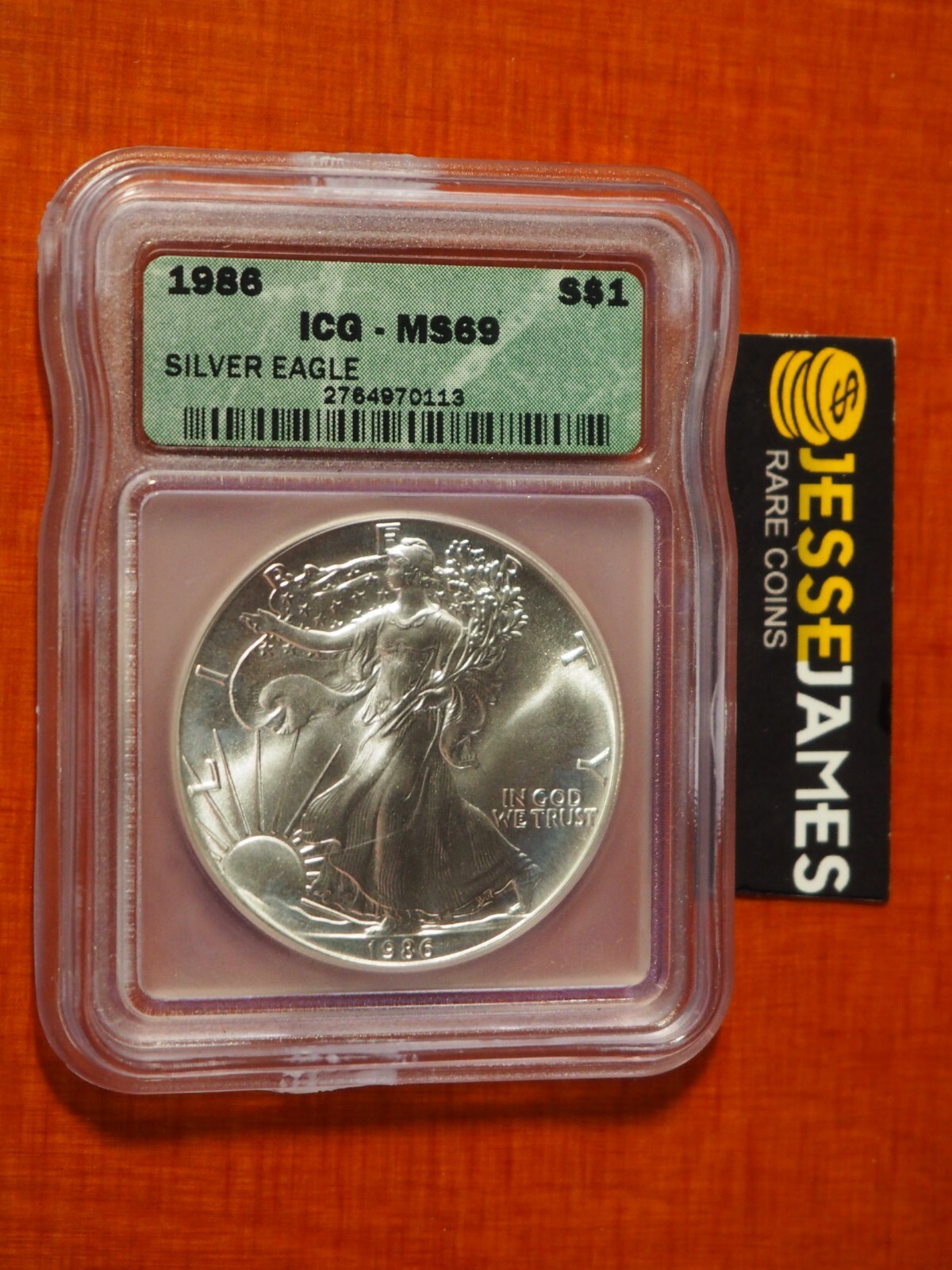 h*o様 1986 Silver Eagle MS 69 1986 (S) Silver Eagle NGC MS69 - Early Production (San Fran)