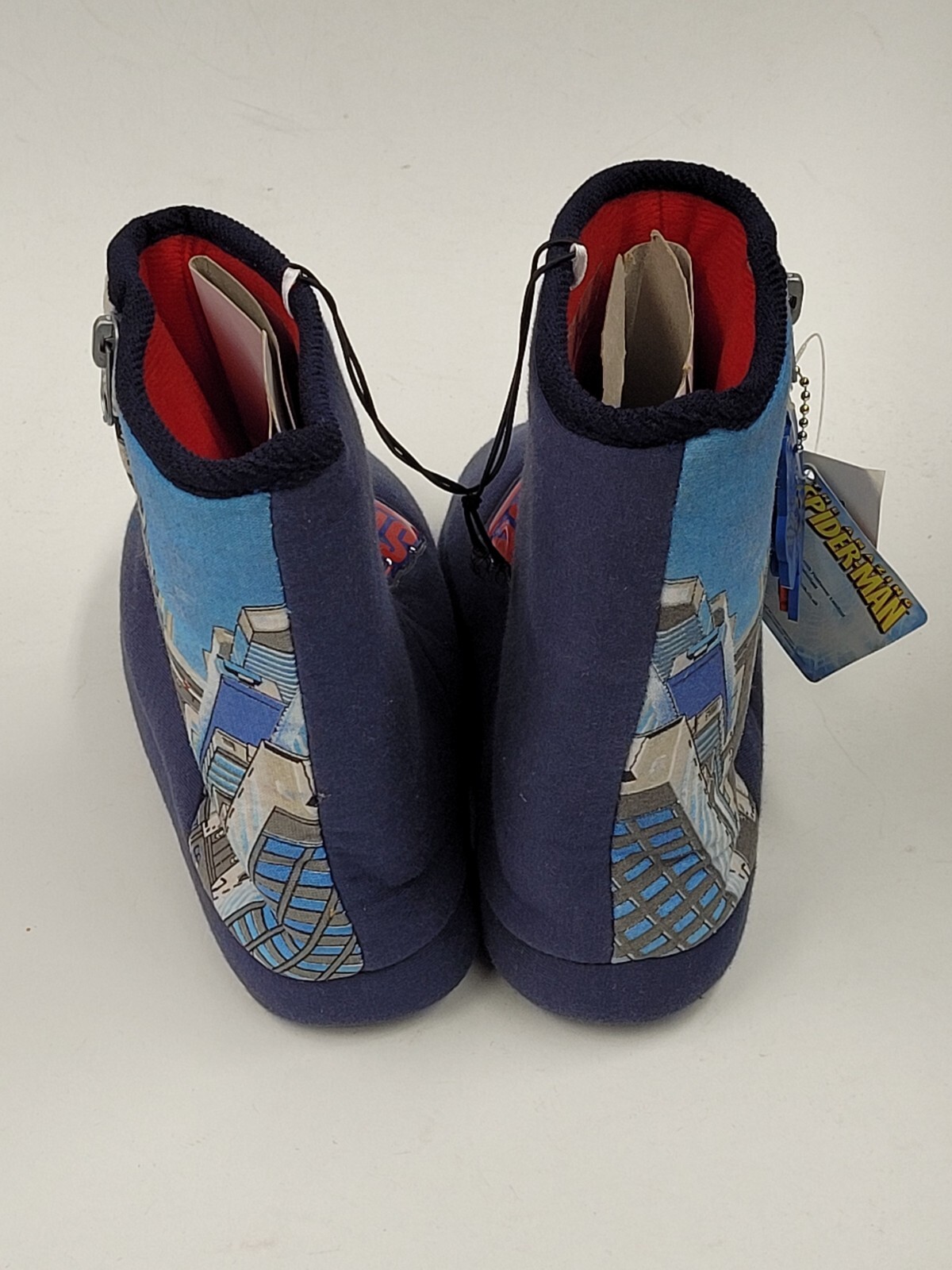 Spider-man Toddler Boys Slipper Bootie with Zipper Closure