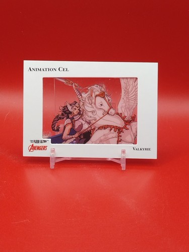 marvel allure ヴァルキュリー　サインカード 2022 Fleer Ultra Avengers Animation Cels Valkyrie #63