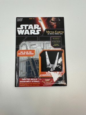Facinations Metal Earth Star Wars Command Shuttle Steel 3D lasercut Model Kit