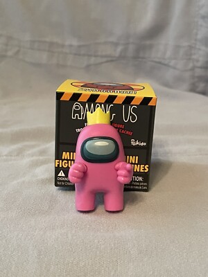 NEW Toikido Among Us Blind Box 2'' Pink Crowned Hand Up Crewmate Mini Figure