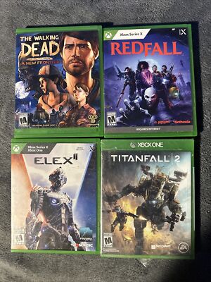 Xbox One The Walking Dead Redfall Elex II (Titanfall 2 New)