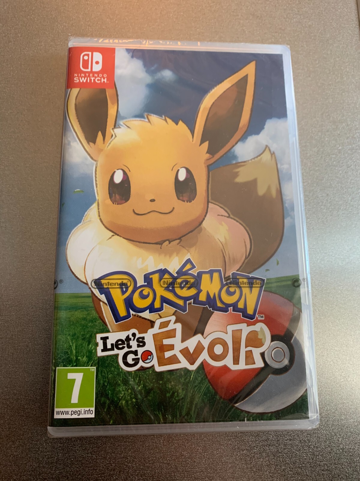 Nintendo Switch Pokemon Lets Go EVOLI Eevee PAL brand new