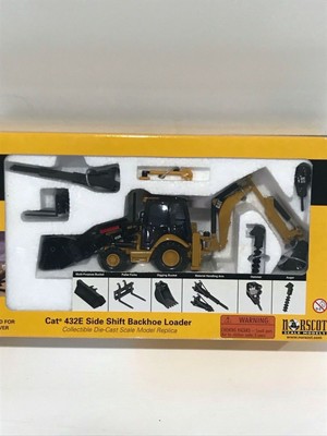Norscot 1:50 Caterpillar CAT 432E Side Shift Backhoe/Loader Diecast model 55149