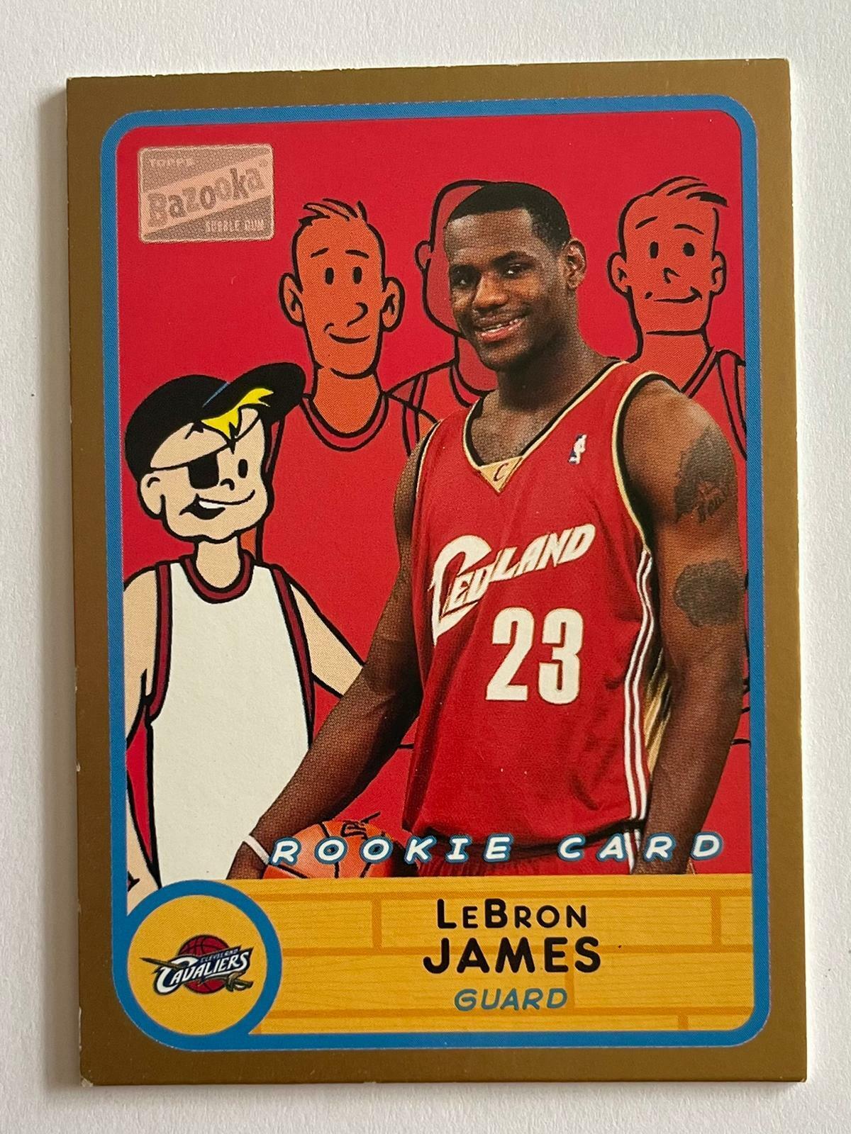 2003-04 Topps Bazooka Lebron James Rookie GOLD #276 | eBay 2003-04 Topps Bazooka Lebron James Rookie GOLD #276 | eBay