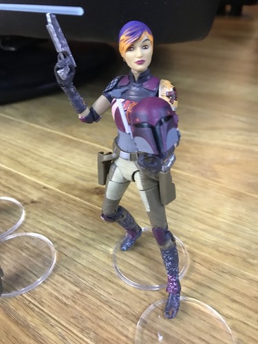 Star Wars Black Series 6 Inch - Ashoka Tank #20 & Sabine Wren # 33 Loose / Mint