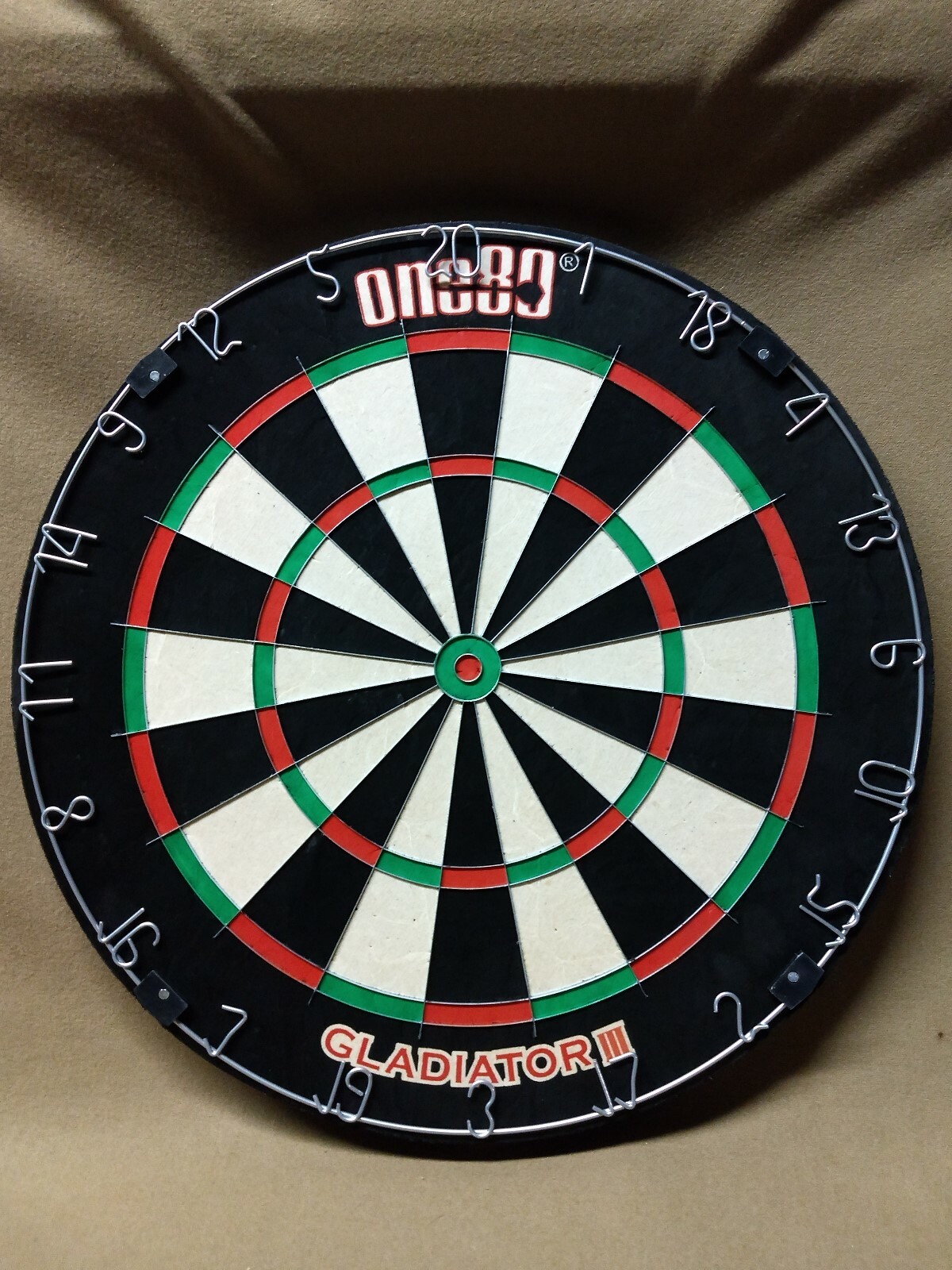 One80 Gladiator 3 Sisal Steel Tip Dartboard w/