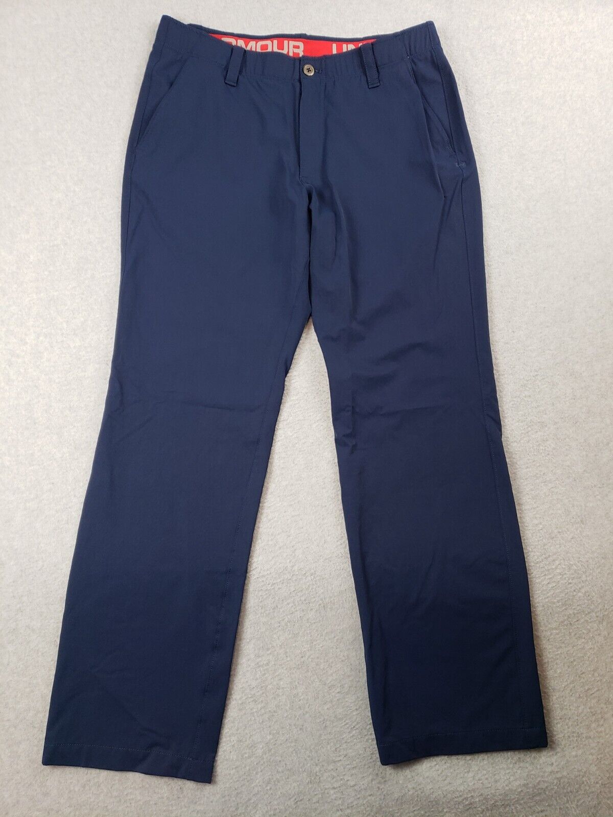 Size 36x32 Blue Loose Straight Leg Golf Pants