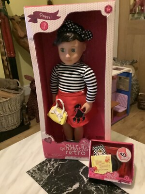 Our Generation Retro Peggy with Retro Record Player ''New/Box''