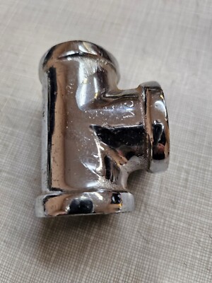 1/2'' NPT CHROME PLATED BRASS TEE - Pipe Fitting