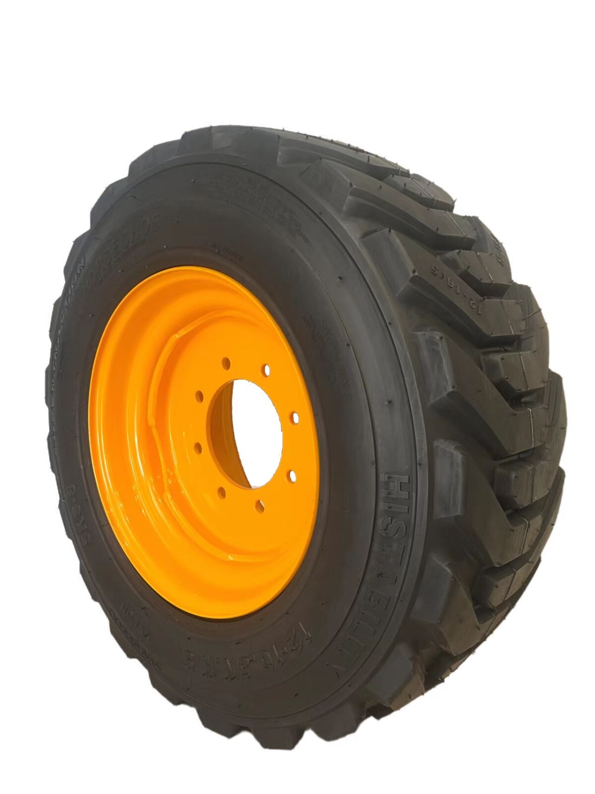 12-16.5 16Ply HORSESHOE Skid Steer Tire/Wheel Combo Fits