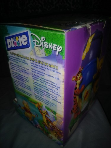 2002 NIB Disney Winnie Pooh Tigger Dixie Bathroom Cup Holder Dispenser HONEY POT