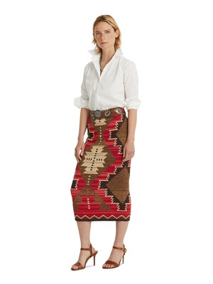 

RALPH LAUREN Женская коричневая юбка-карандаш миди, Коричневый