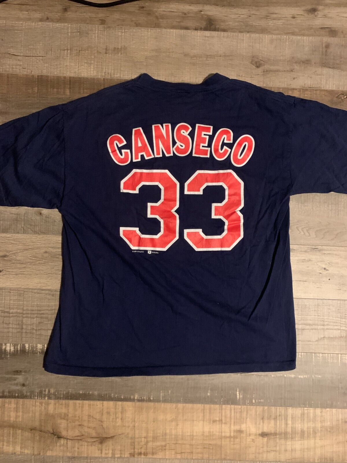 Rare Vintage MLB Boston Red Sox Jose Canseco # 33 Shirt