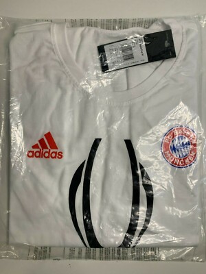 Bayern Munich Adidas Men 2020 UEFA Super Cup Champions T-Shirt - White