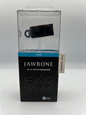 JAWBONE ICON THE THINKER BLACK HEADSET EAR WEAR WITH 