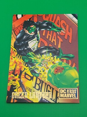 Green Lantern 1995 Fleer DC Versus Marvel Card 22