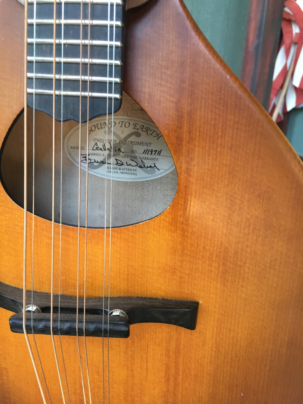 Weber Gallatin mandola, with Weber Hard Shell Case, Excellent Condition