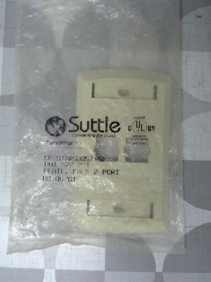 Suttle SE-STAR500S2-52 2 Port Face Plate -Missing Screws **Free Shipping**