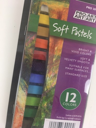 Pro Art Soft Pastels Set of 12 3090 Bright & Vivid