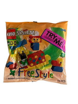 Vintage 1995 Lego #1840 Set Lego Free Style 23 Piece Set Sealed New