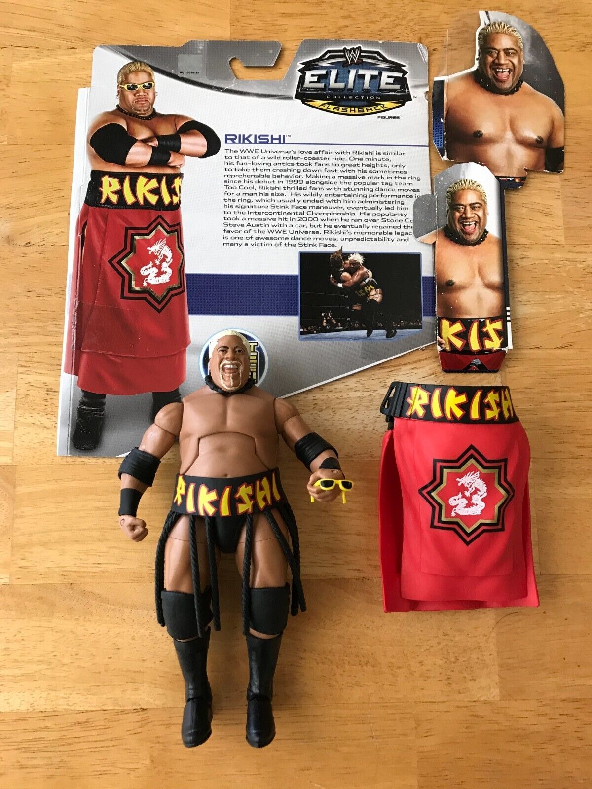 WWE Mattel Elite Rikishi 27 WWF WCW WWE Mattel Elite Rikishi 27 WWF WCW