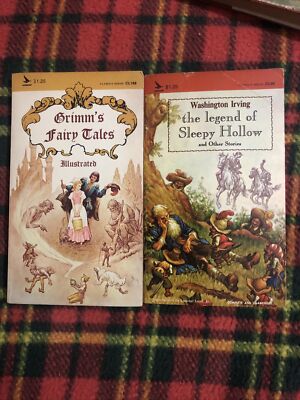 2 x 1968 Grimm s Fairy Tales Legend of Sleepy Hollow Airmont Classic CL50+CL168
