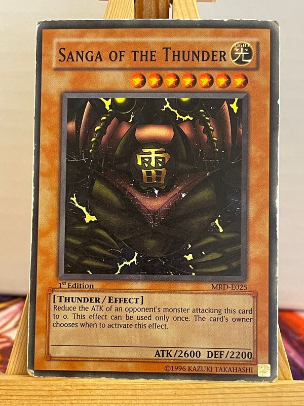 Sanga Des Donners Mrd-E025 1st Edition Super Rare Englisch Poor Yugioh