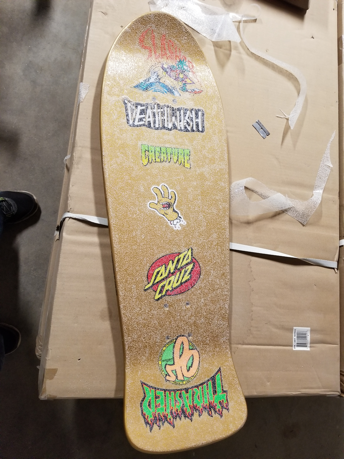 Mob x Santa Cruz Barbed Floral Clear Grip Tape