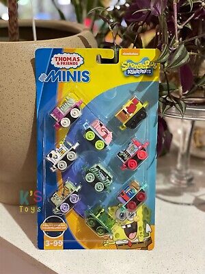 Thomas And Friend Minis Spongebob Characters 9 Minis In The Pack.