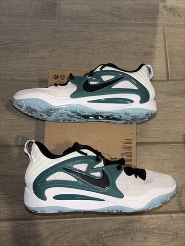 Nike KD15 “Mariners” White Volt Photon Dust Black Men's Sz 12