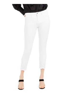 Женские узкие джинсы Jen 7 By 7 For All Mankind с карманами на молнии