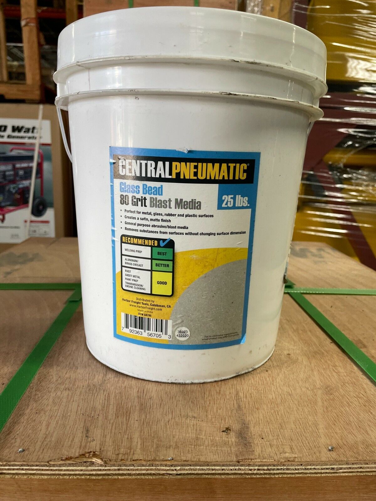 25 lb. Glass Bead 80 Grit Abrasive Media 25 lb. Glass Bead 80 Grit Abrasive Media