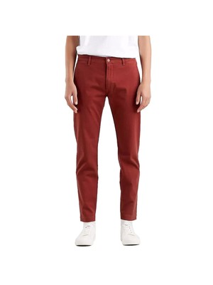 

Мужские красные зауженные брюки-чиносы LEVIS классического кроя, Красный, 852260101