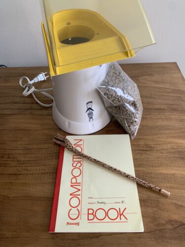 Home Coffee Roasting Kit Popcorn Popper, 1lb Green Beans, Notebook, Stir Stick