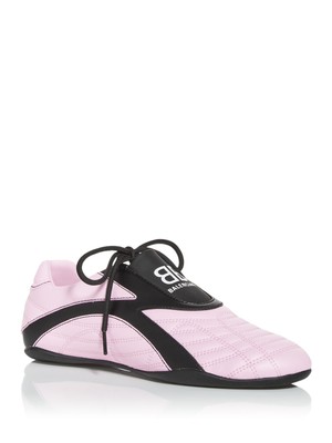 Женские розовые кроссовки BALENCIAGA с контрастным Верхом и Язычком на каблуке Zen Sneakers 36