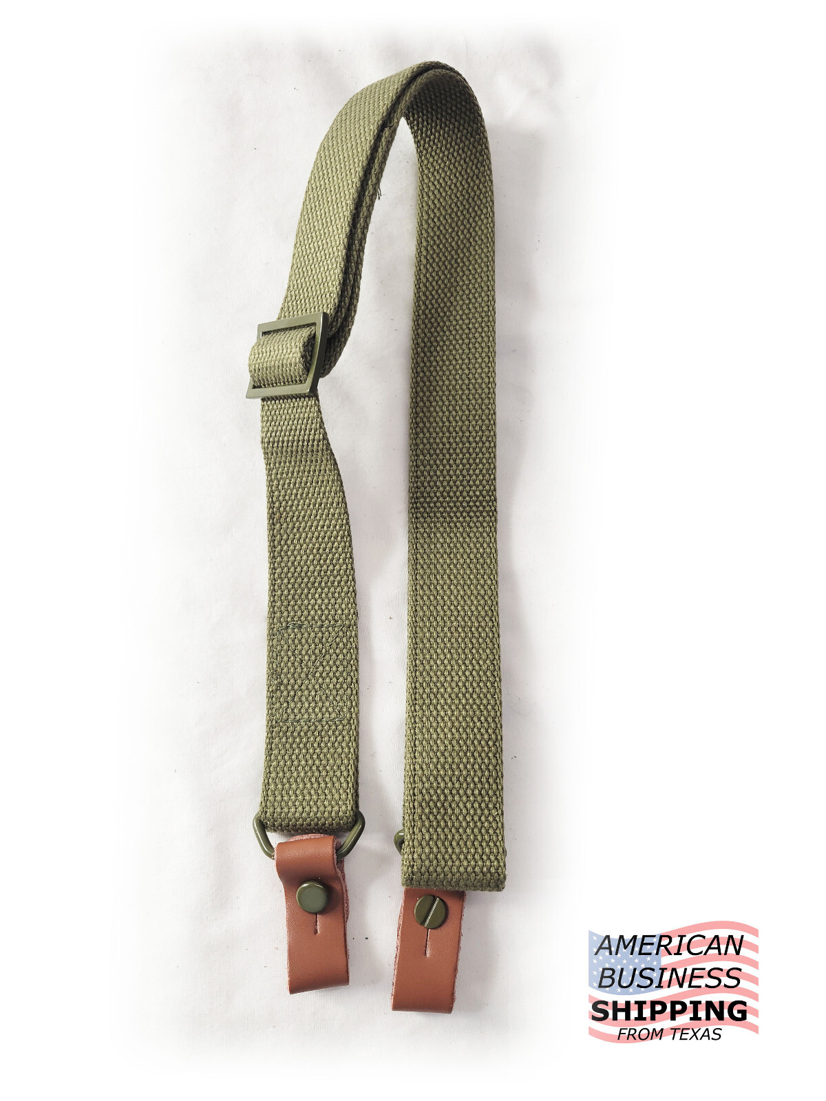 Chinese Military Style SKS Sling Canvas Strap Type 56 Wide Ends New Condition