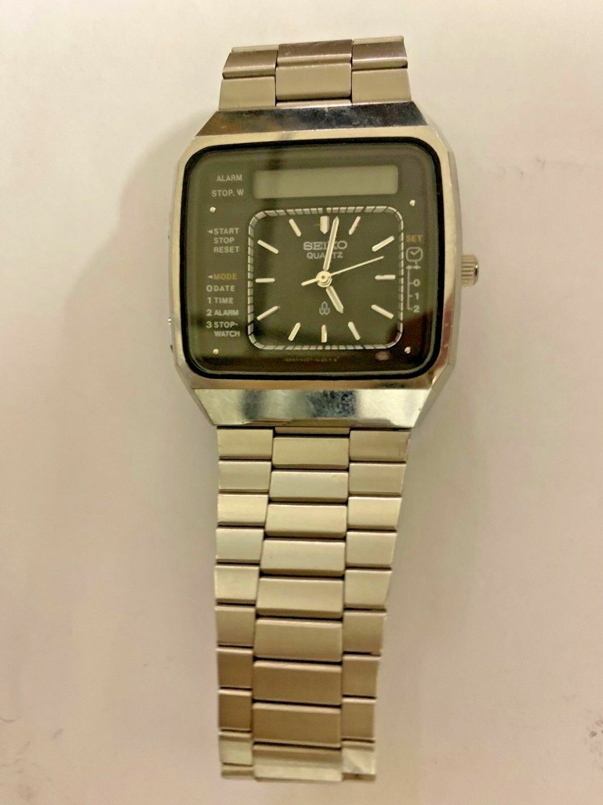 そうた様 SEIKO TYPE2 DAY DATE Vintage Watch SOLD! Ultra Rare Vintage Seiko Octagon Tank Watch -Movement
