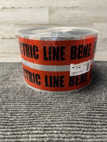 Detectable Tape 6" x 1000' CAUTION BURIED ELECTRIC LINE BELOW - ELECTRO TAPE