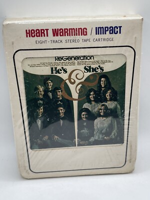 Rare ReGeneration He's & She's 8 Track Cartridge New Sealed 0624