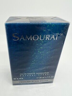 SAMOURAI by PARFUMS ALAIN DELON 1.7 FL oz/ 50 ML Eau De Toilette Spray Sealed